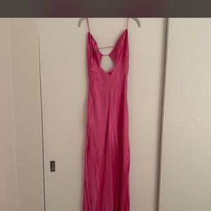Meshki Vibrant Pink Maxi Dress